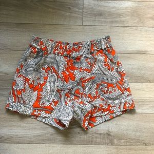 J. CREW Paisley Sea Side Shorts